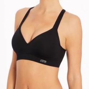 Marika Racerback Molded Cup Sports Bra Black M NWT